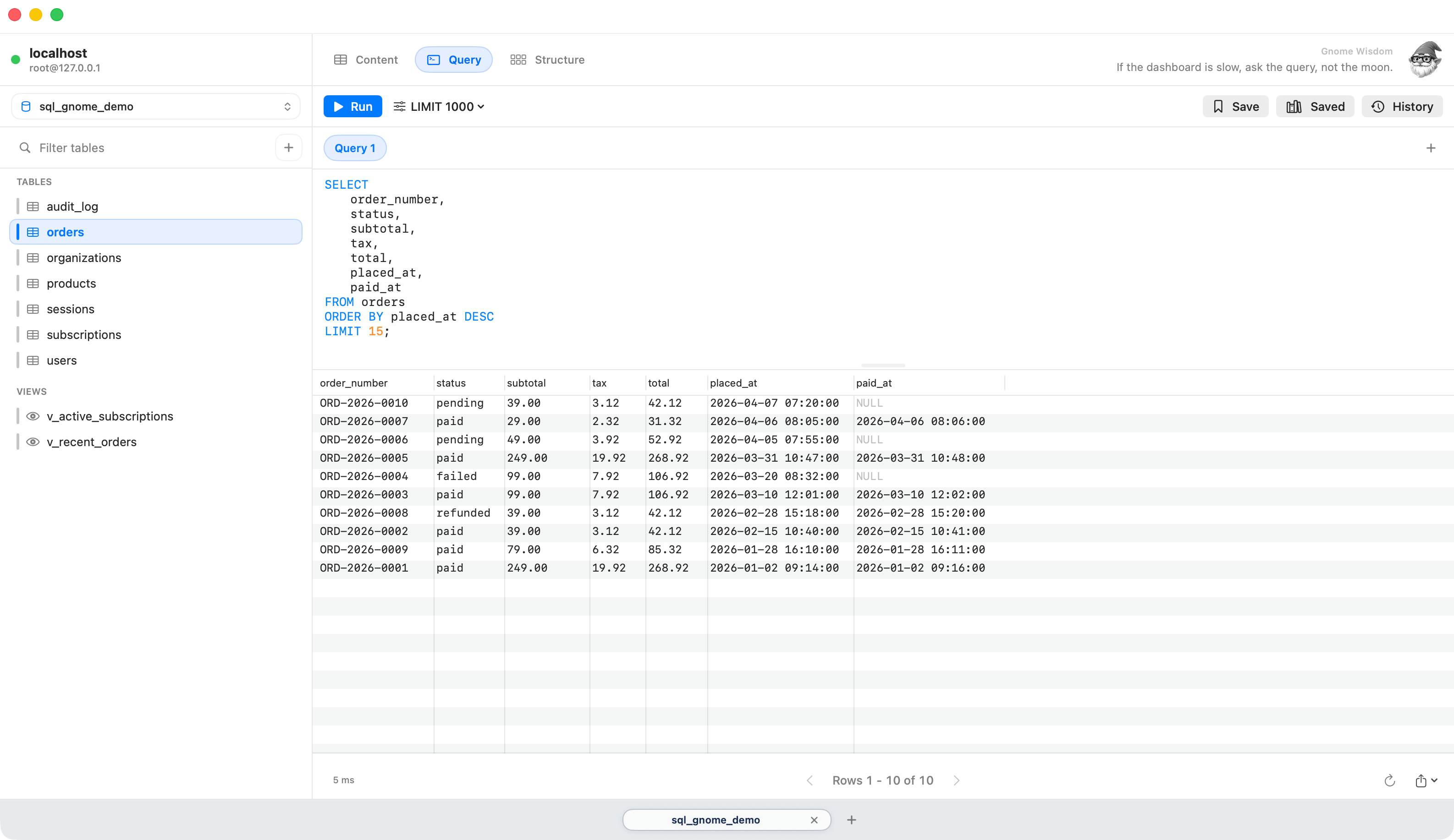 Query Editor